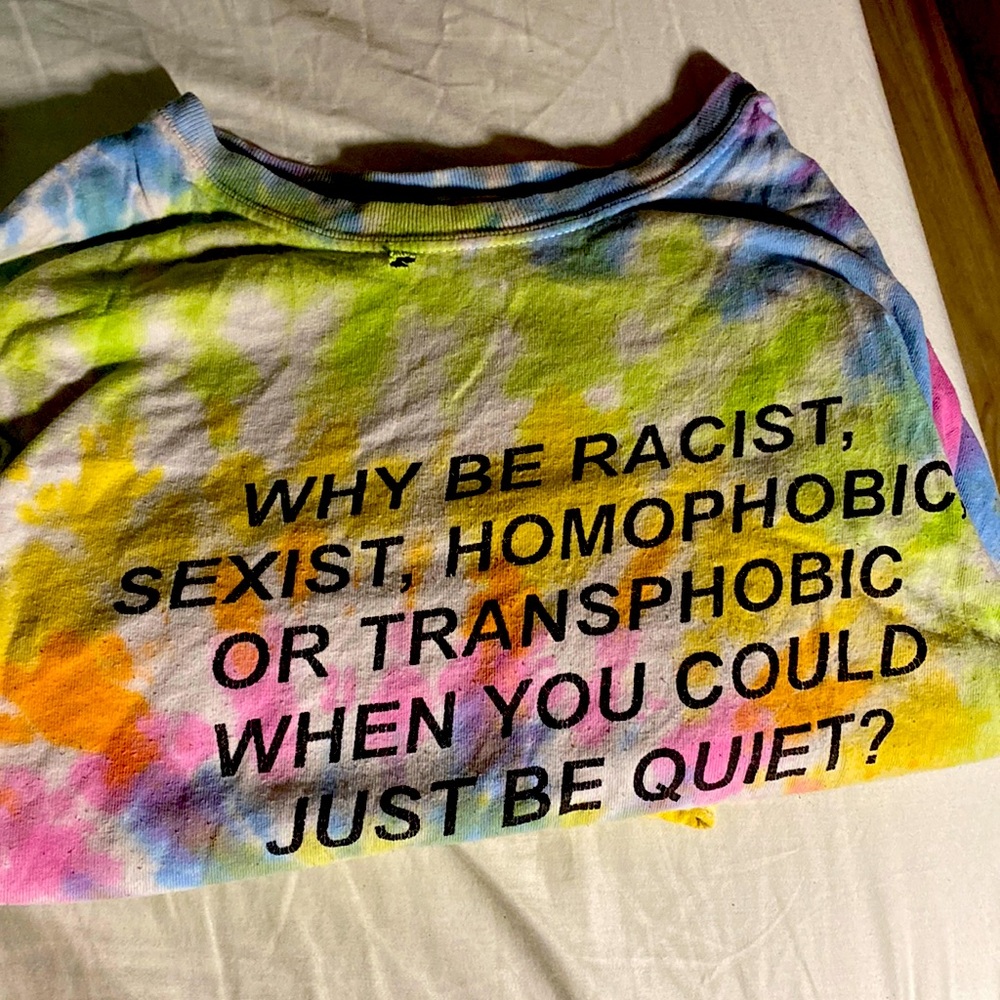 Inclusive tye dye tee